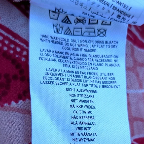 Guess Pink Floral Mini Dress XS Stretchy Open Neck Blouson Sleeves Y2K Prom - Picture 9 of 11